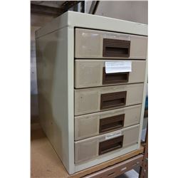 SMALL METAL FILE CABINET