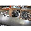 Image 1 : TWO BOXES OF BIKE PARTS AND INFINITY FRAME