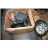 Image 1 : BOX OF METAL BAKEWARE