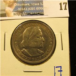 1892 COLUMBIA COMMEMORATIVE HALF DOLLAR DATED 1892