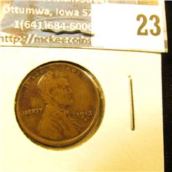 1913-S SEMI KEY DATE WHEAT PENNY