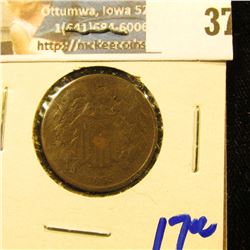 1865 2 CENT PIECE