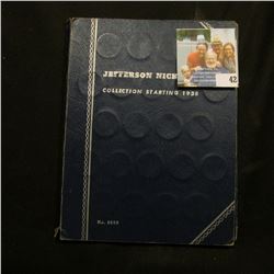 COMPLETE JEFFERSON NICKEL SET NUMBER 1 1938 TO 1961.  INCLUDED IN THIS SET ARE ALL 11 SILVER WAR NIC