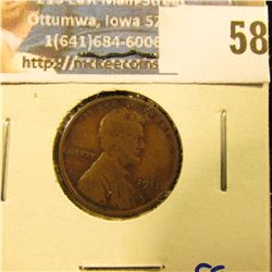 1911-S SEMI KEY DATE WHEAT PENNY