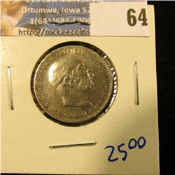 AUSTRIA 1 CORONA SILVER COIN DATED 1914