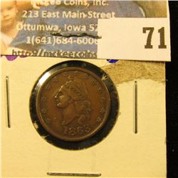 1863 CIVIL WAR TOKEN .  IT SAYS "OUR COUNTRY" ON TH REVERSE