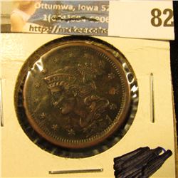 1851 BRAIDED HAIR LARGE CENT