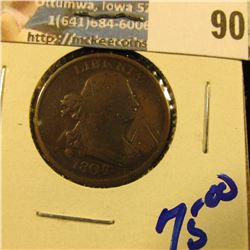 1805 DRAPED BUST HALF CENT