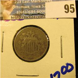 1868 SHIELD NICKEL