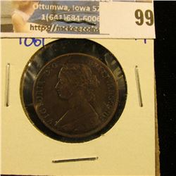 NOVA SCOTIA PENNY DATED 1861