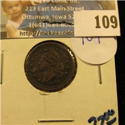 1863 CIVIL WAR TOKEN.  ON THE REVERSE IT SAYS "UNION FOREVER"
