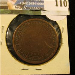 MASONIC TOKEN LAUREL CHAPTER LAUREL, MISSISSIPPI FOUNDED IN 1901