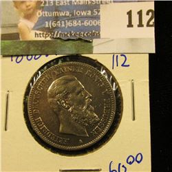 GERMAN STATES SILVER 2 MARK COIN
