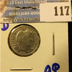 1911-D BARBER DIME