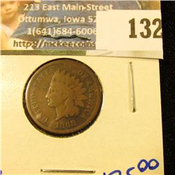 1868 KEY DATE INDIAN HEAD PENNY