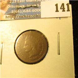 1866 INDIAN HEAD PENNY