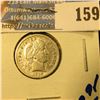 Image 1 : 1916 BARBER DIME WITH ALL THE LETTERS IN LIBERTY VISIBLE.