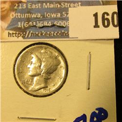 1916 MERCURY DIME FIRST YEAR COIN