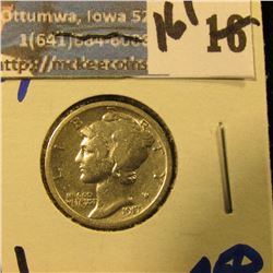 1917 MERCURY DIME