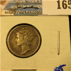 1918-D MERCURY DIME