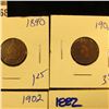 Image 5 : 12 CARDED INDIAN HEAD PENNIES