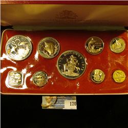 COMMONWEALTH OF THE BAHAMAS 1973 SILVER PROOF SET.  THE SET INCLUDES A STERLING SILVER FIVE DOLLAR C