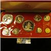 Image 1 : COMMONWEALTH OF THE BAHAMAS 1973 SILVER PROOF SET.  THE SET INCLUDES A STERLING SILVER FIVE DOLLAR C
