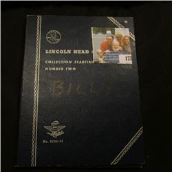 LINCOLN BOOK NUMBER TWO STARTING WITH 1941.   THE SET IS MISSING THE 1954 AND 1954-S WHEAT PENNIES