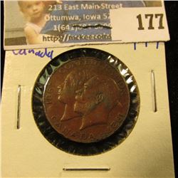 1927 CANADIAN TOKEN CELEBRATING THE 50 YEAR ANNIVERSARY OF ITS CONFEDERATION