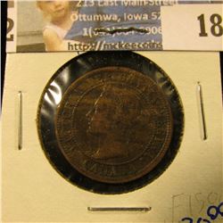 1894 BETTER DATE CANADIAN LARGE CENT