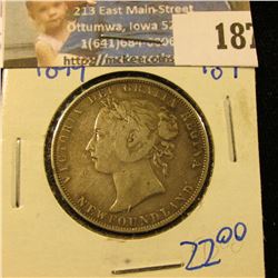 1899 NEWFOUNDLAND SILVER HALF DOLLAR