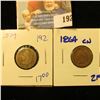 Image 1 : 1859 AND 1864 CN INDIAN HEAD PENNIES