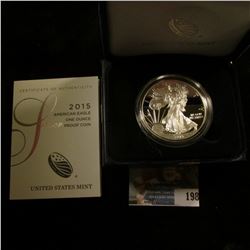 2015 SILVER PROOF AMERICAN EAGLE FROM THE WEST POINT MINT