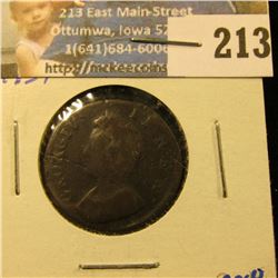 1734 BRITISH FARTHING