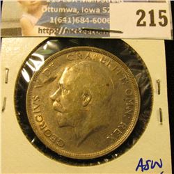 GREAT BRITAIN SILVER CROWN DATED 1914