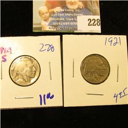 1921 AND KEY DATE 1914-S BUFFALO NICKELS