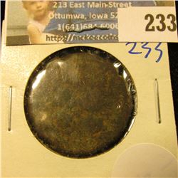 ANCIENT BRONZE BYZANTINE COIN