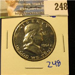 1962 PROOF FRANKLIN HALF DOLLAR