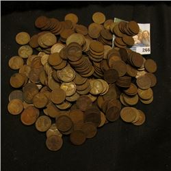 322 WHEAT PENNIES FROM THE 1920'S WITH MINT MARKS
