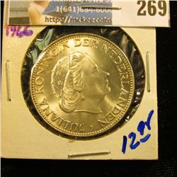 SHARP 1966 2 AND A HALF GUILDEN FROM THE NETHERLANDS