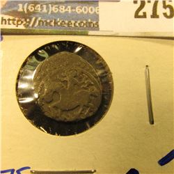 PERSIA COIN CIRCA HMAD MUHAMMAD… THE COIN HAS A PICTURE OF A SOLDIER ON HORSEBACK