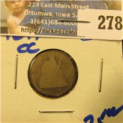 1877 CARSON CITY SEATED DIME