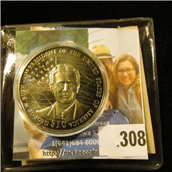 2001 Republic of Liberia $10 George W. Bush 43rd President of the United States of America Commemora