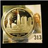 Image 1 : 2007 Cook Islands One Dollar "Freedom Tower/We Will Never Forget", 39mm Proof, encapsulated.