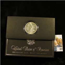 "United States of America Genuine U.S. Mint Coinage" holder containing a 1921 Denver Mint U.S. Silve