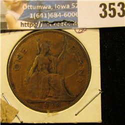 1938 Great Britain Large Penny.