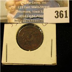 1919 D Germany Five Pfennig.
