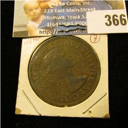 1955 New Zealand One Cent.