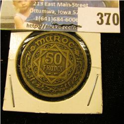 Fifty Francs from Morocco.