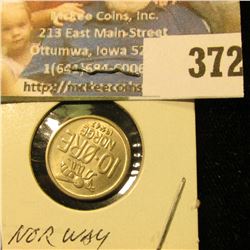 1967 Norway 10 Ore. BU.
